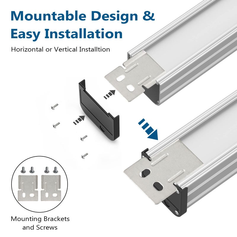 BTU Long Heavy Duty Power Strip 24 Outlet Large Metal Power Strips Garage Workshop Commercial Industrial Power Strips with Circuit Breaker.10FT Cord 15A 125V 1875W (Silver) - Image 5